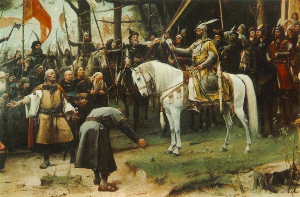 Conquest (The entry of the Hungarians in the Carpathian Basin) by Mihály Munkácsy