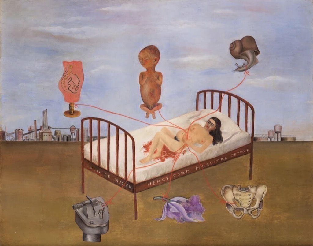 Henry Ford Hospital by Frida Kahlo