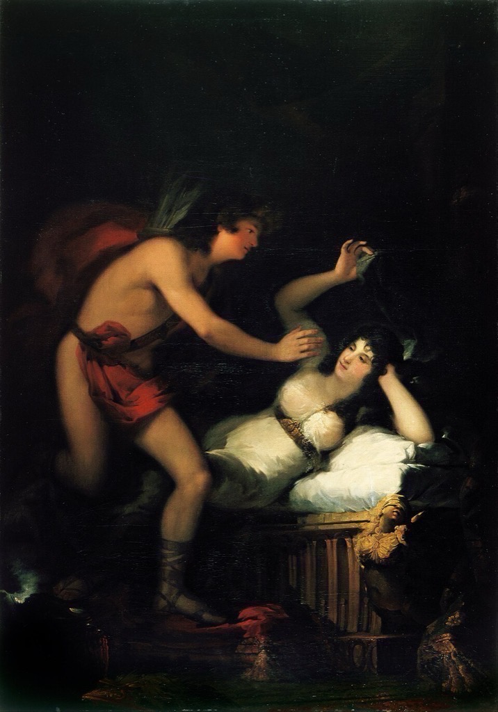 Allegory of Love, Cupid and Psyche by Francisco Goya
