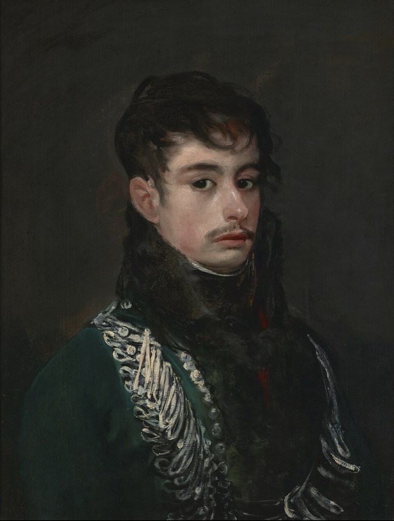 An Officer (probably the Count of Teba) by Francisco Goya