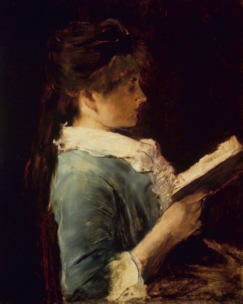 A Study for "Paradise Lost by Mihály Munkácsy