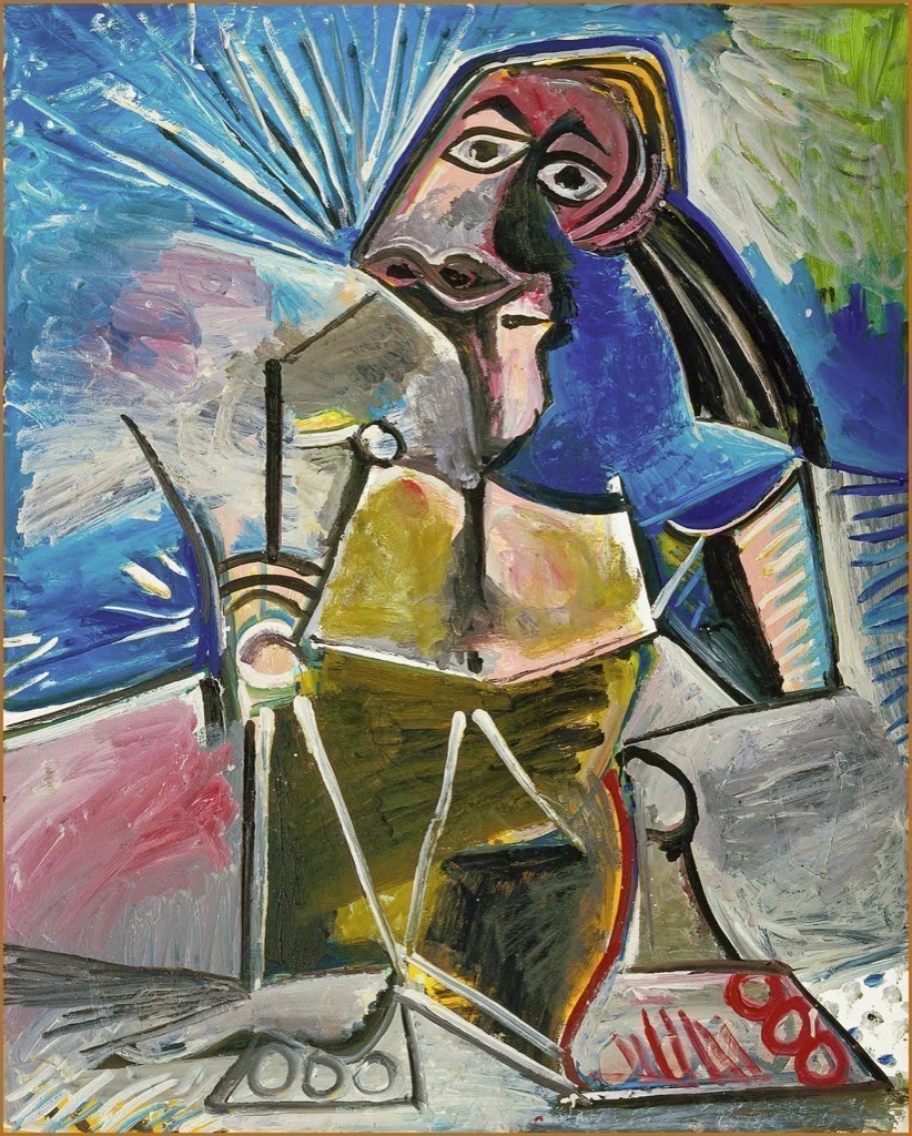 At Work by Pablo Picasso