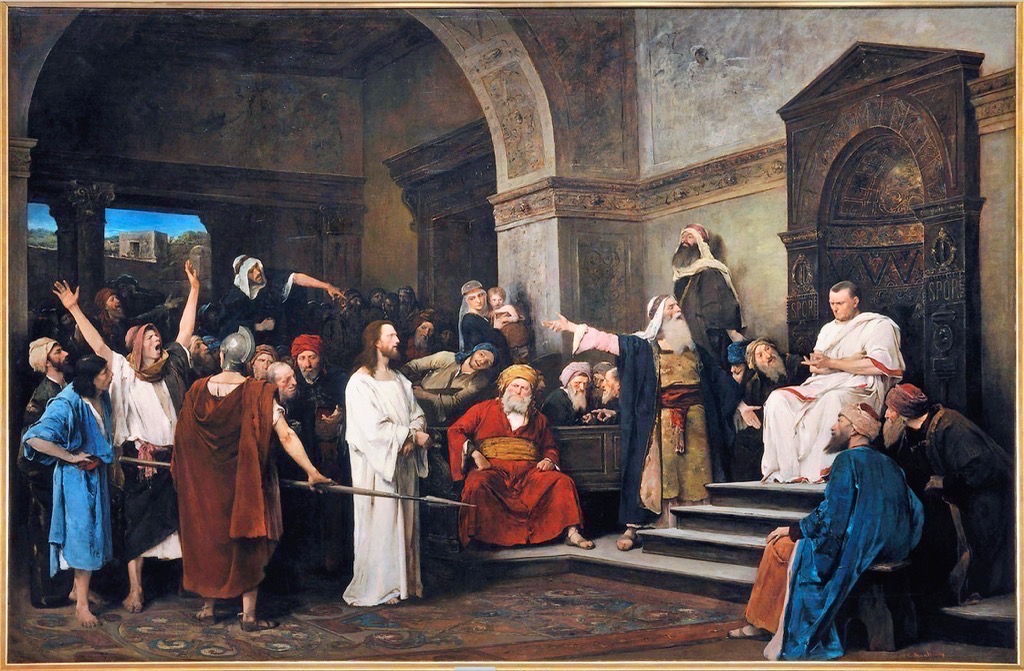 Christ before Pilate by Mihály Munkácsy