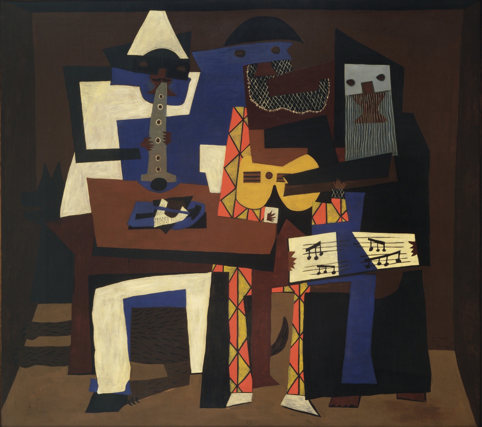 The Three Musicians by Pablo Picasso