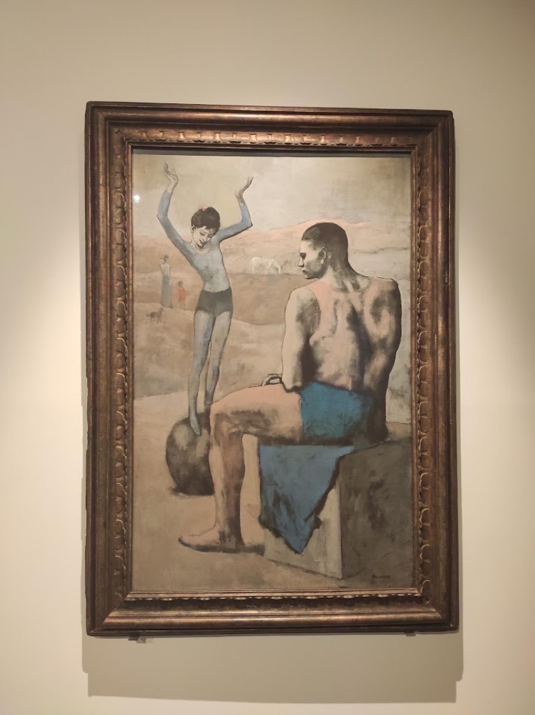 Acrobat and Young Equilibrist by Pablo Picasso