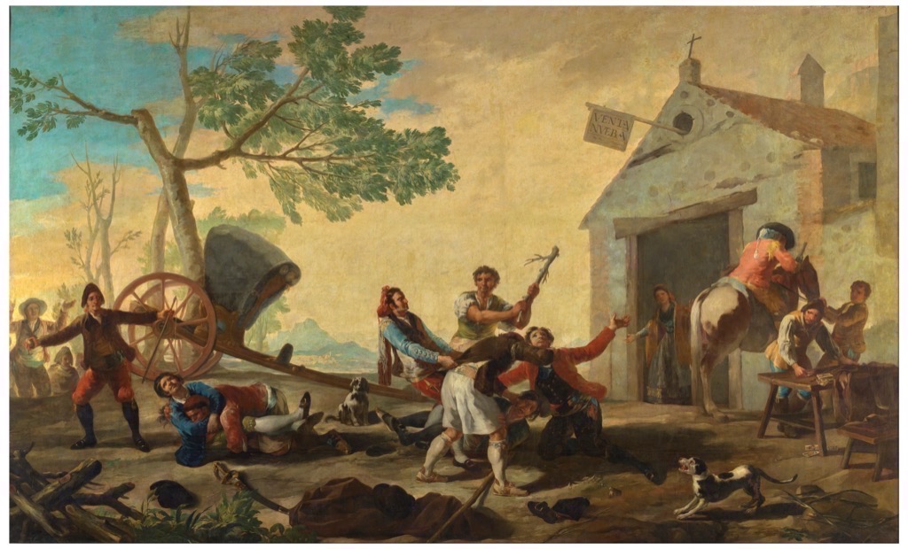 A Fight at the Venta Nueva by Francisco Goya