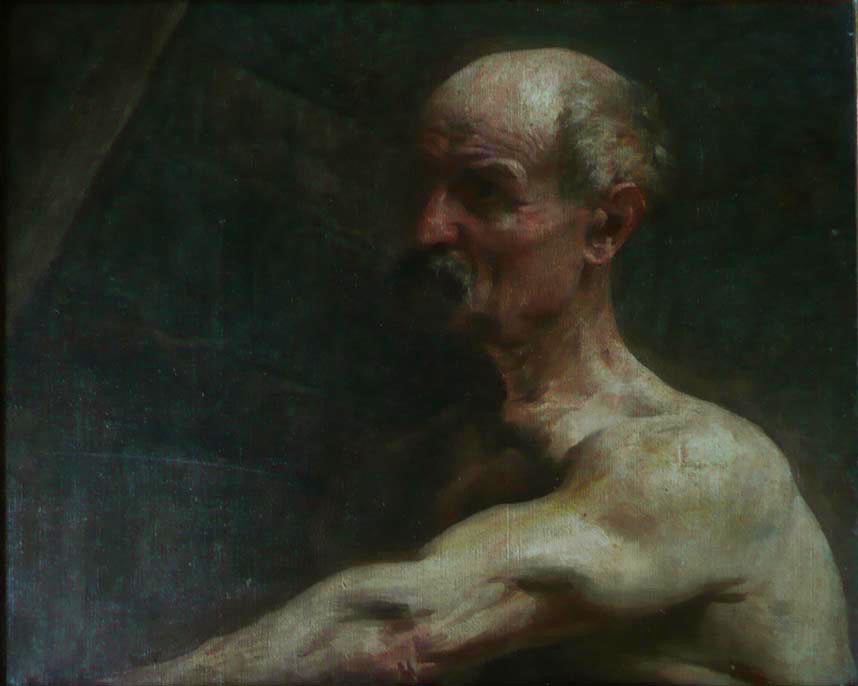 Busto de homem by Eliseu Visconti