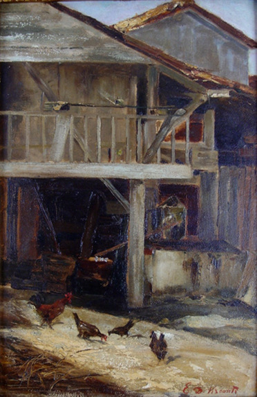 Fundo de quintal by Eliseu Visconti