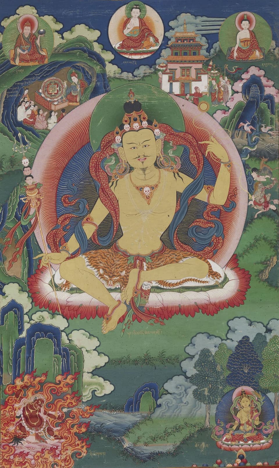 Guru Nyima Ozer, Bhutanese thangka